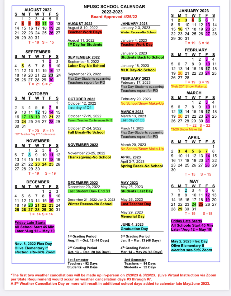 New Prairie United School Corporation 20222023 & salary Schedule